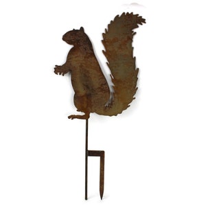 Squirrel Metal Garden Stake 23 to 33 Inches Tall image 7