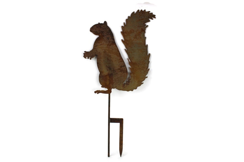 Squirrel Metal Garden Stake 23 to 33 Inches Tall image 7