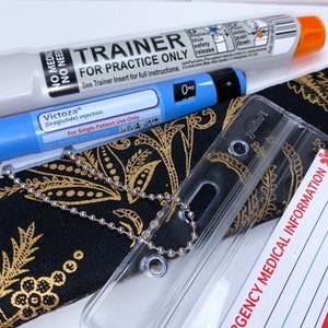 Elegant Insulated Diabetic Bag for EpiPen and Medication Storage