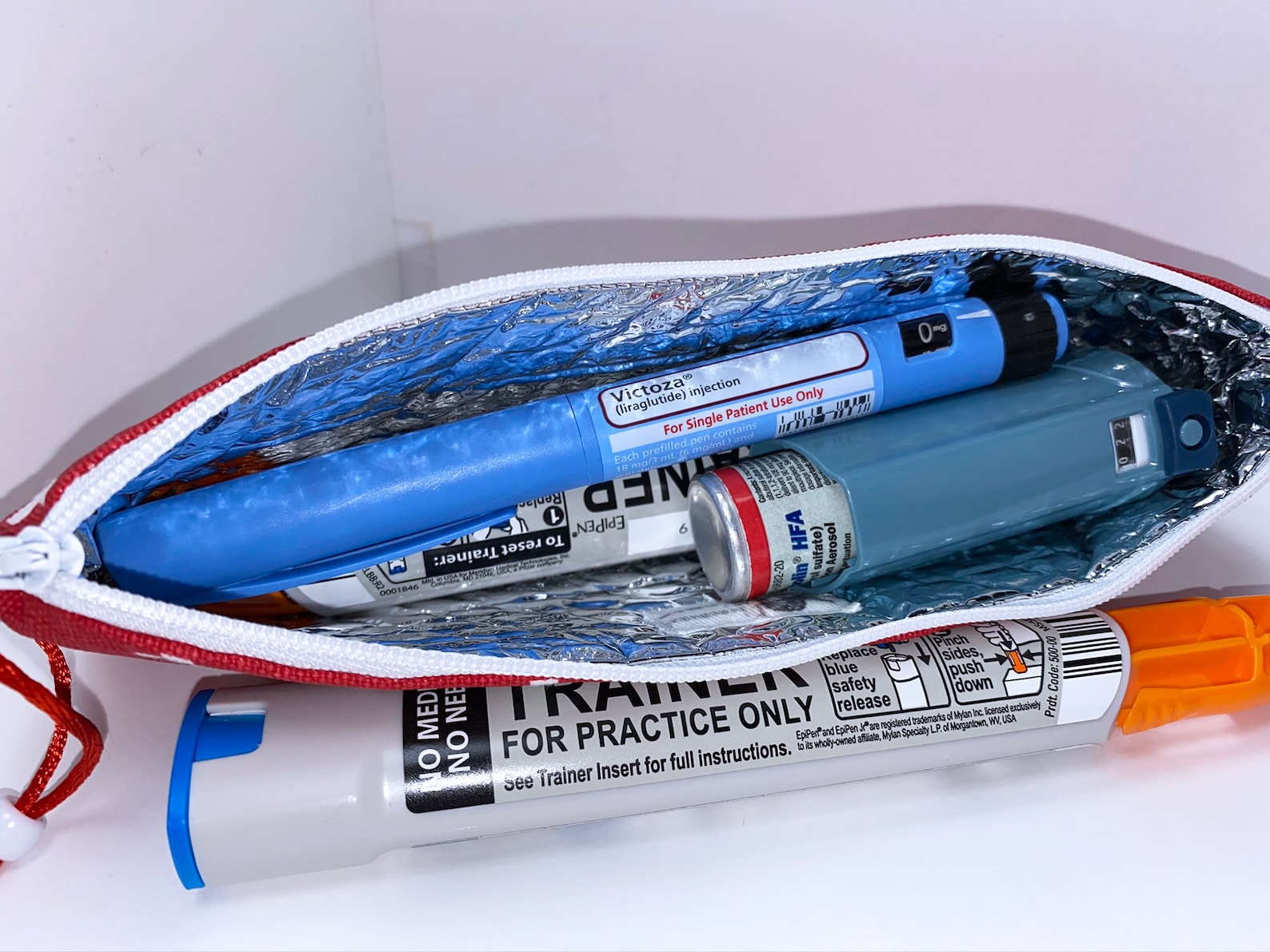 Ships Fast Diabetic Pen Injector Pouch Epipen Epinephrine Injection ...