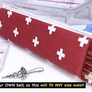Pochette ceinture multi-usage pour fournitures pour diabétiques, Epipen, stylos à insuline - Étui à fermeture éclair pour adultes et enfants