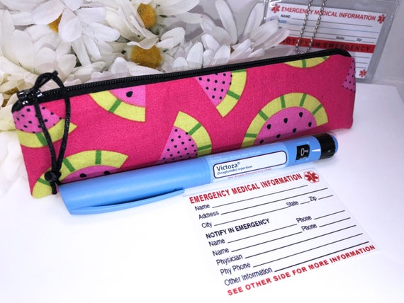 estuche de diabetes aislado