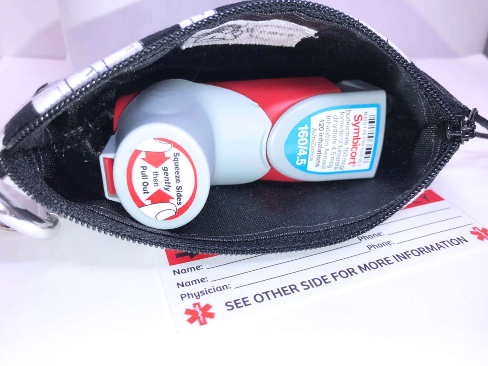 Crossword Inhaler Case Asthma Inhaler Holder Clipon Asthma Etsy