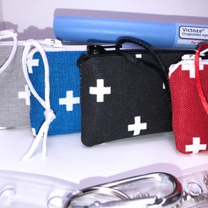 8&quot; x 2&quot; Single Epipen Case, Insulated Diabetes Supply Bag, Insulin Supply Pouch, Bag First Aid Bag