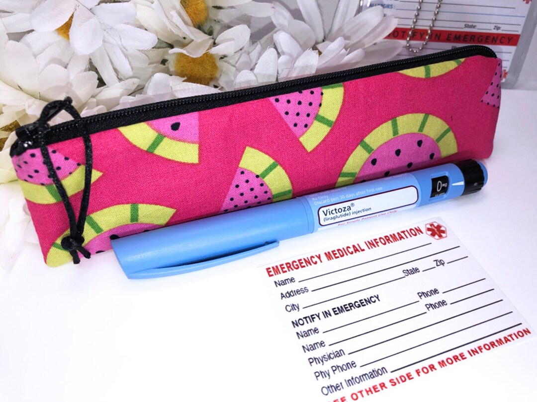 BACK IN STOCK Watermelon Slices Insulin Pen Case, Diabetes Supply Bag