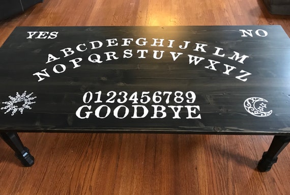 Ouija Board Coffee Table Custom Made Ouija Board Spirit | Etsy
