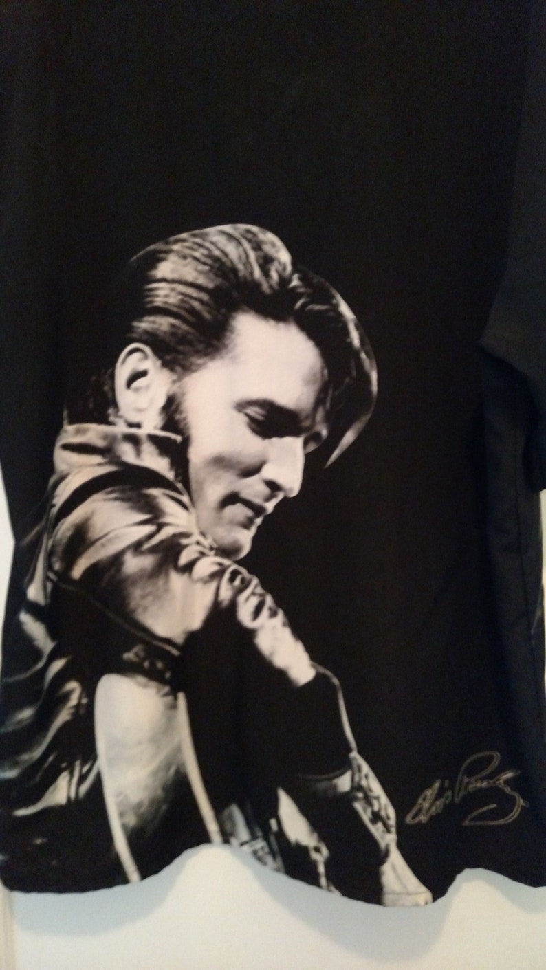 elvis button up shirt