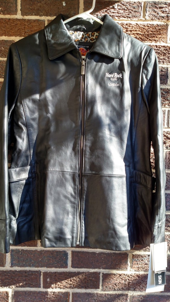 Hard Rock ladies leather jacket NEW