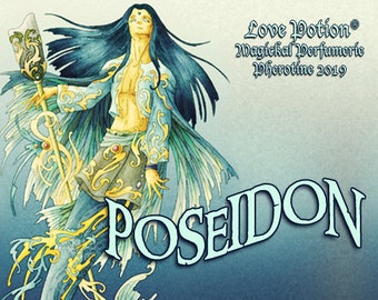 Poseidon w/ Charisma - Pheromone Enhanced Fragrance for Men - Love Potion Magickal Perfumerie - Pherotine 2019