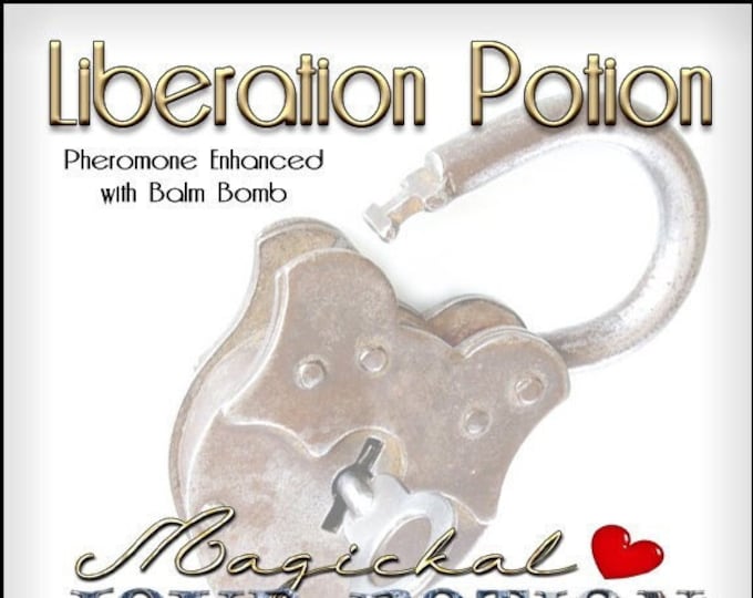 Liberation Potion w/ Balm Bomb ~ Pherotine 2022 ~ Handcrafted Pheromone Enhanced Fragrance for Everyone - Love Potion Magickal Perfumerie