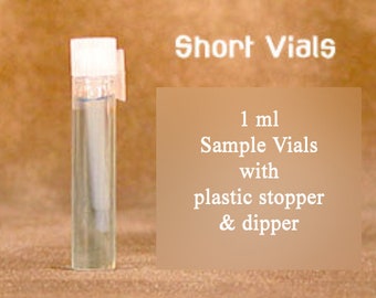 Set of 10 Empty Perfume Vials - 1ml size