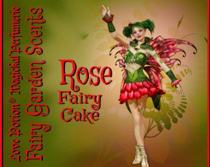 Fairy Cake: Rose - Sweet & Youthful Layerable Perfume - Love Potion Magickal Perfumerie