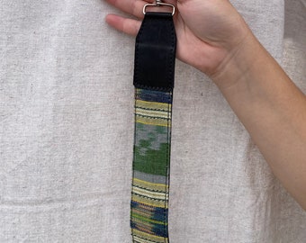 Épaule guatémaltèque / Bracelet caméra - Cuir / Coton