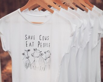 Women's Vegetarian Tote Bag - 'Count Sheep Don't Eat Them' Eco Friendly Cotton Bag - View #4