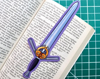 Witcher inspired Bookmark | Fantasy Famous Sword | Video Game Book Accessories | Glossy Page Holder