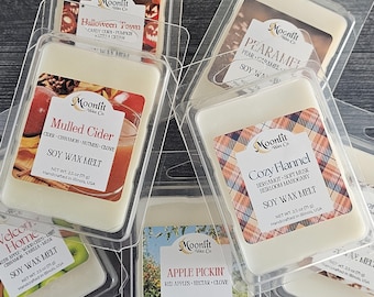 Pastillas de cera de soja aromáticas de otoño, pastillas de cera perfumadas de otoño, aromas de Halloween.