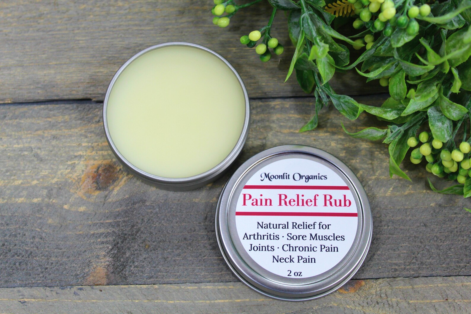Natural Pain Relief Rub Arthritis Joint Pain Muscle Relief Etsy