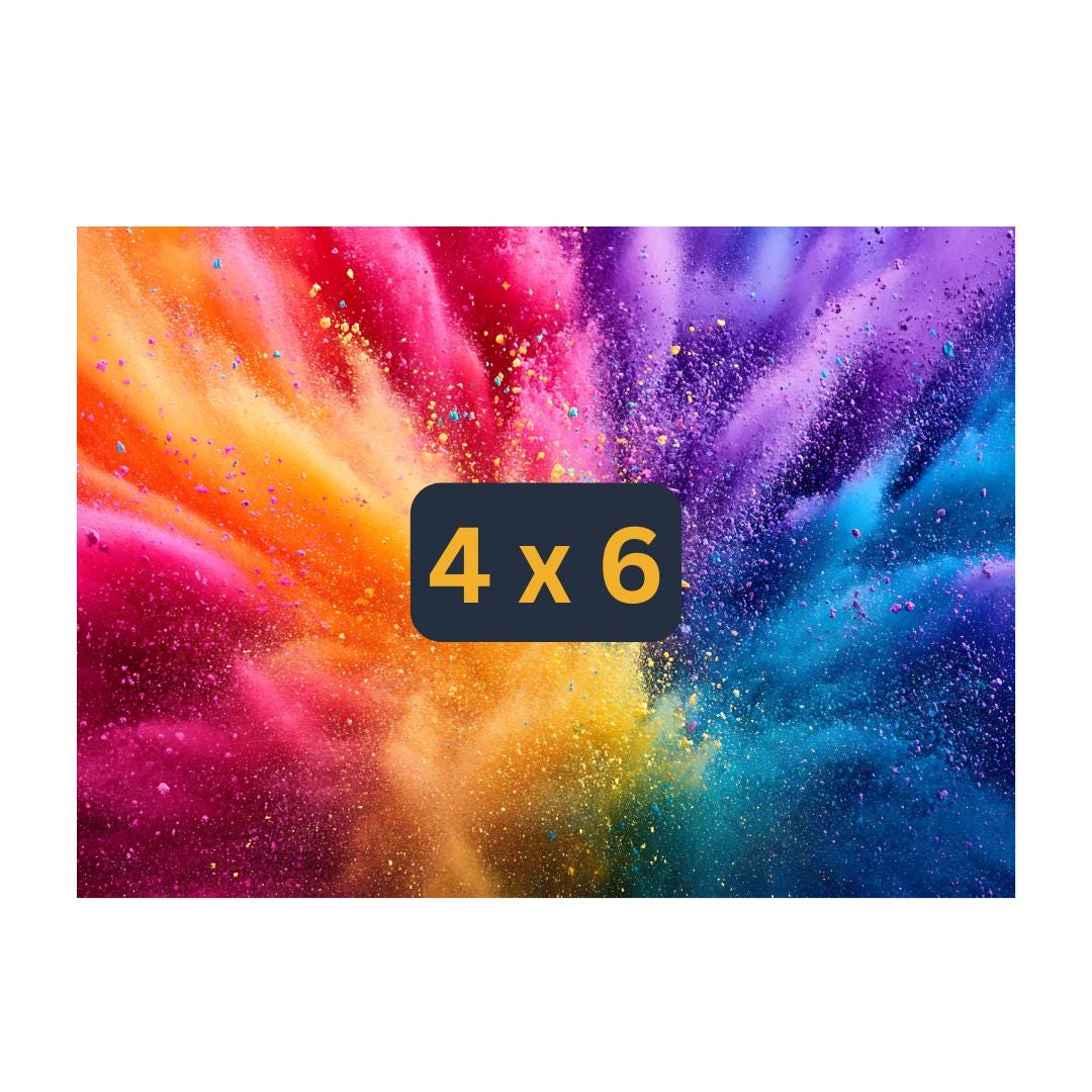 Custom 4x6 Photo Print - Personalized Picture Print - Semi Gloss Finish ...