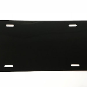 Custom engraved license plate