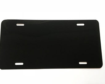 Custom engraved license plate