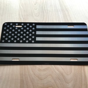 American flag license plate