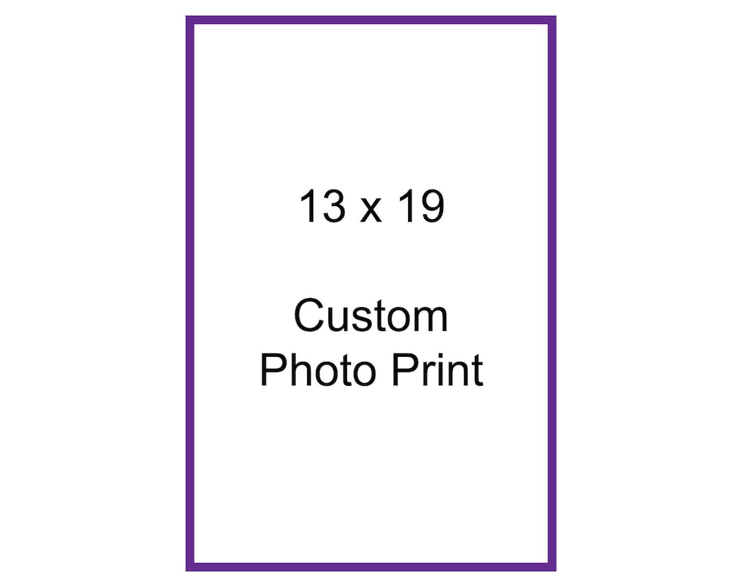13 X 19" Semi-gloss Photo Print, Custom Photo Print, Poster Print - Etsy