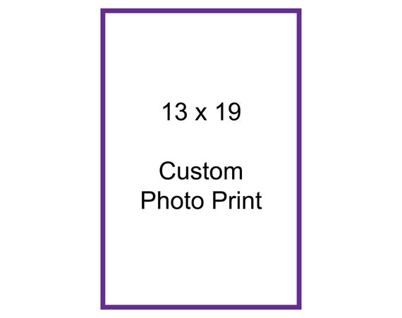 Custom 13x19 Photo Print - Semi Gloss Poster - Personalized Wall Art - Custom Fine Art Print - Photo Gift - Large Art Print