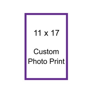 Custom 11x17 Photo Print - Personalized Wall Art from Your Image - Printed Picture Gift - Large Format Photo Print - Large Art Print