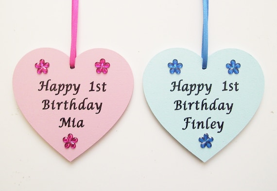 Personalised Easter Egg Hearts with Name Hanging Decoration Tag Keepsake Gift