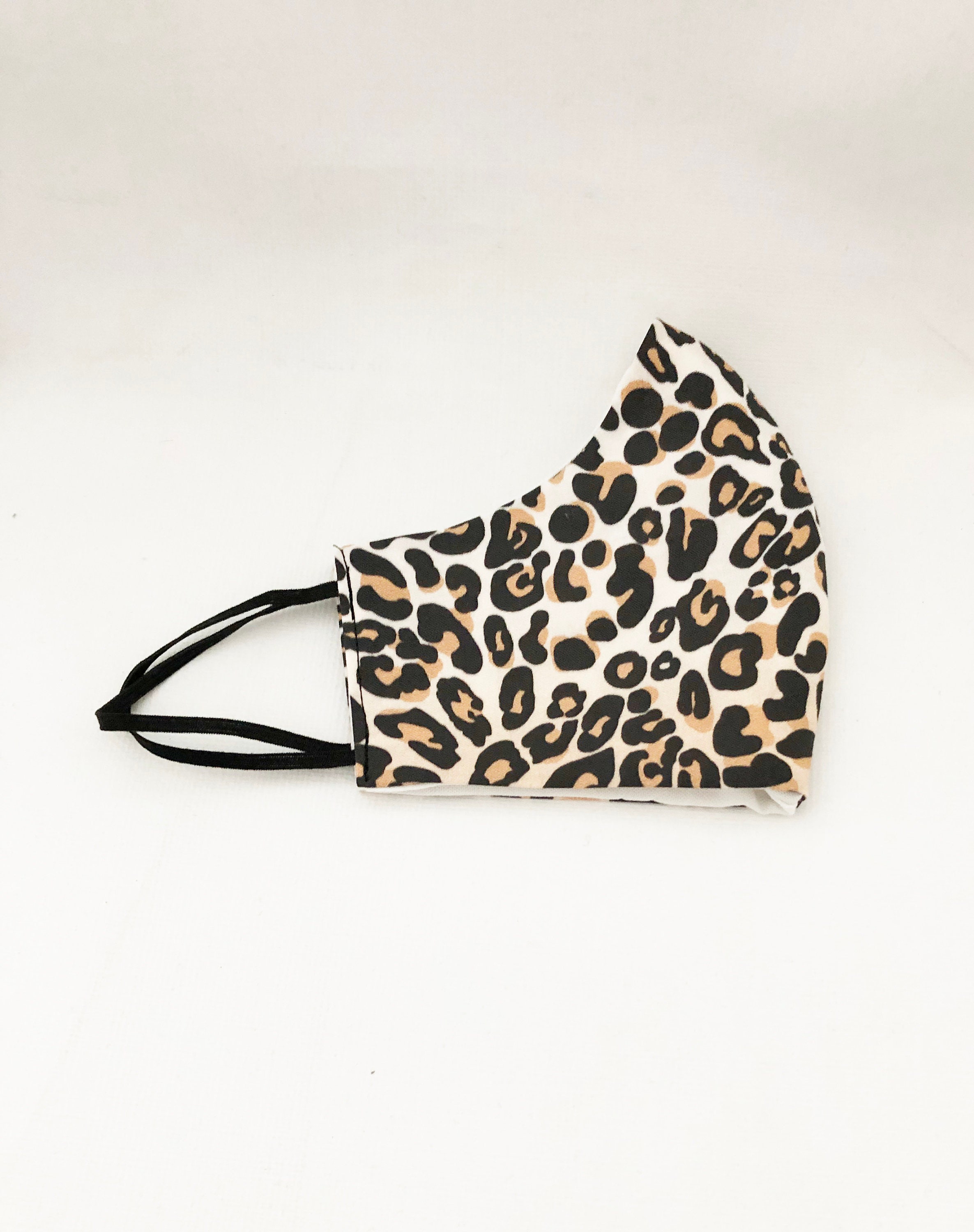 Leopard Face Mask / Leopard Print Face Covering / Washable Etsy