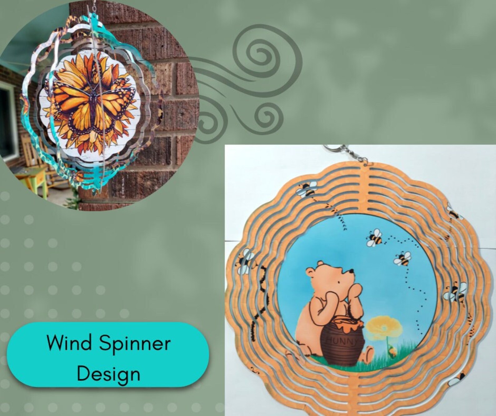 Wind Spinner Design digital Download Etsy