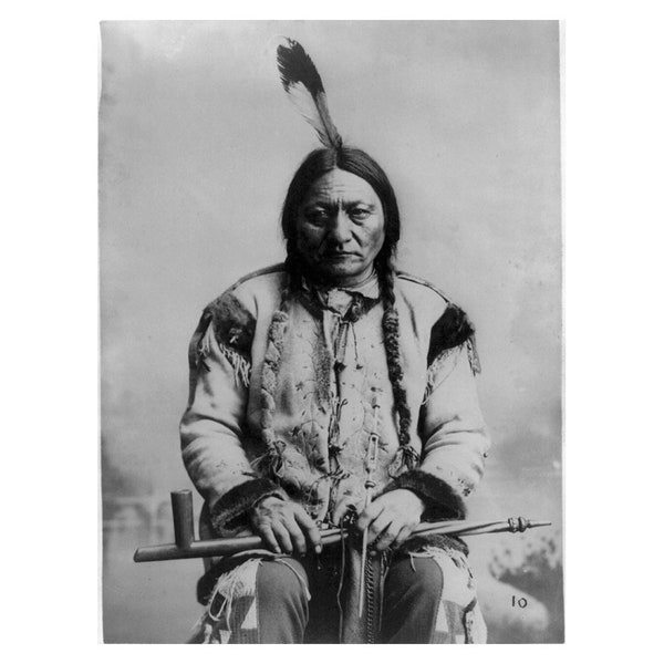 Sitting Bull - 1884 - Vintage Historical Photo