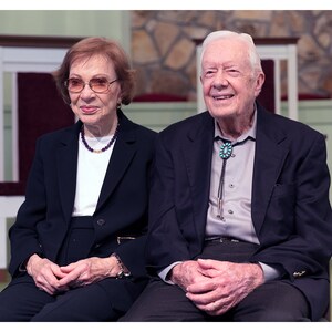 Jimmy Carter and Rosalynn Carter - 2017 - Vintage Historical Print