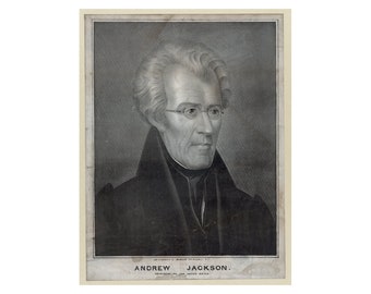 Andrew Jackson - 1834 - Vintage Historical Photo