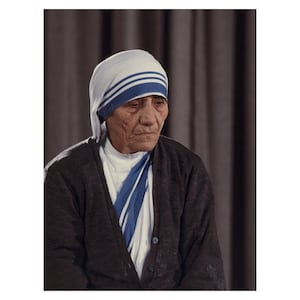 Mother Teresa - 1971 - Vintage Historical Print