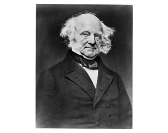 Martin Van Buren - 1840 - Vintage Historical Print - US President Photo