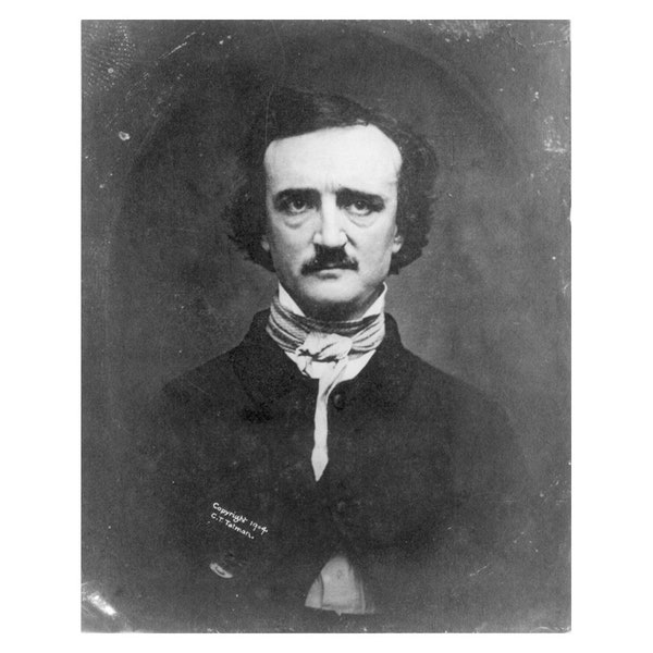 Edgar Allan Poe - 1904 - Vintage Historical Photo