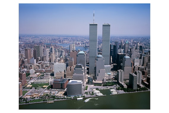 ¥ellow Bucks & Playsson / City View World Trade Center Towers - 1980 - Vintage Historical Photo - Etsy