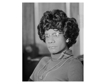 Shirley Chisholm - 1973 - Vintage Historical Print