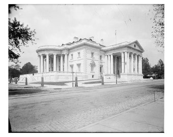 D.A.R. Hall Washington D.C. - 1910 - Vintage Historical Photo