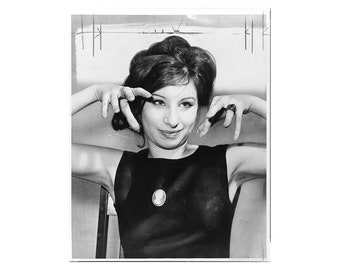 Barbra Streisand - 1962 - Vintage Historical Print