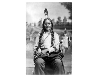 Sitting Bull - 1881 - Vintage Historical Print