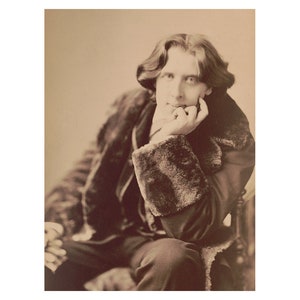 Oscar Wilde - 1882 - Vintage Historical Photo