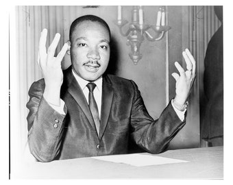 Martin Luther King Jr. - 1964 - Vintage Historical Print - Etsy