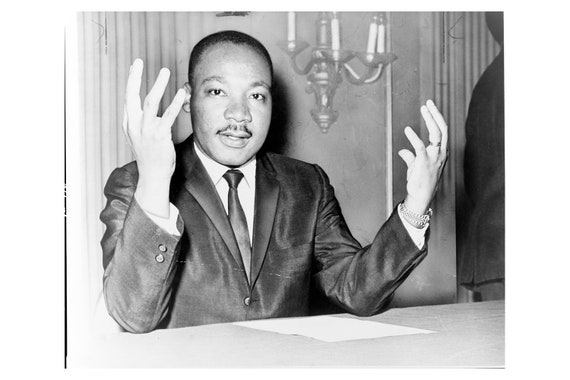 Martin Luther King Jr. - 1964 - Vintage Historical Print - Etsy