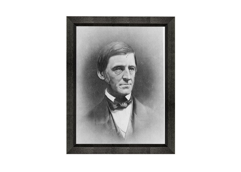 May include: Black and white portrait of a man in a framed photograph. The man is wearing a dark suit with a white shirt and a bow tie. He has a serious expression on his face.