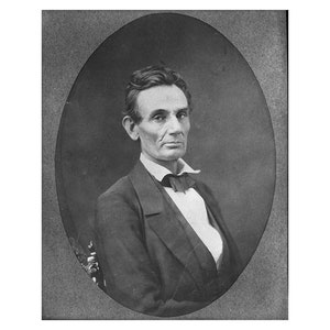 Abraham Lincoln - 1859 - Vintage Historical Print