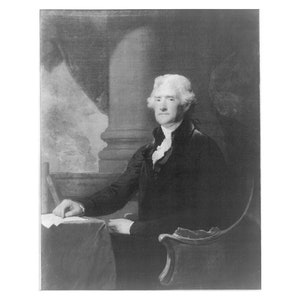 Thomas Jefferson - 1898 - Vintage Historical Print