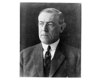 Woodrow Wilson - 1912 - Vintage Historical Print - US President Photo