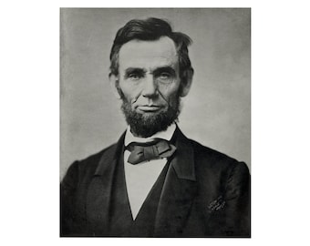 Abraham Lincoln - 1863 - Vintage Historical Photo